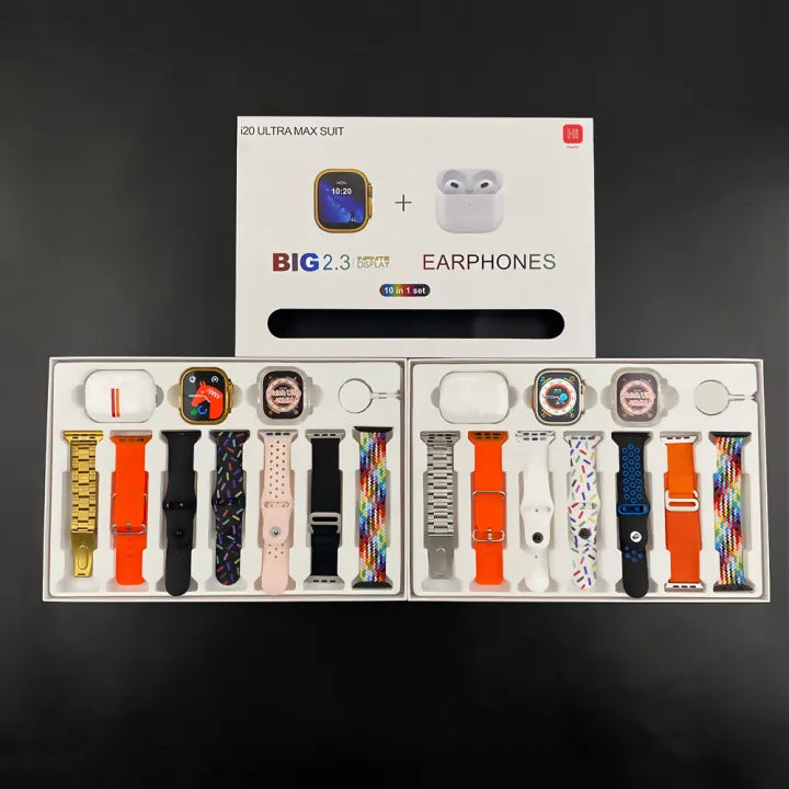 I20 Ultra Max Suit Smartwatch 10-in-1 Box